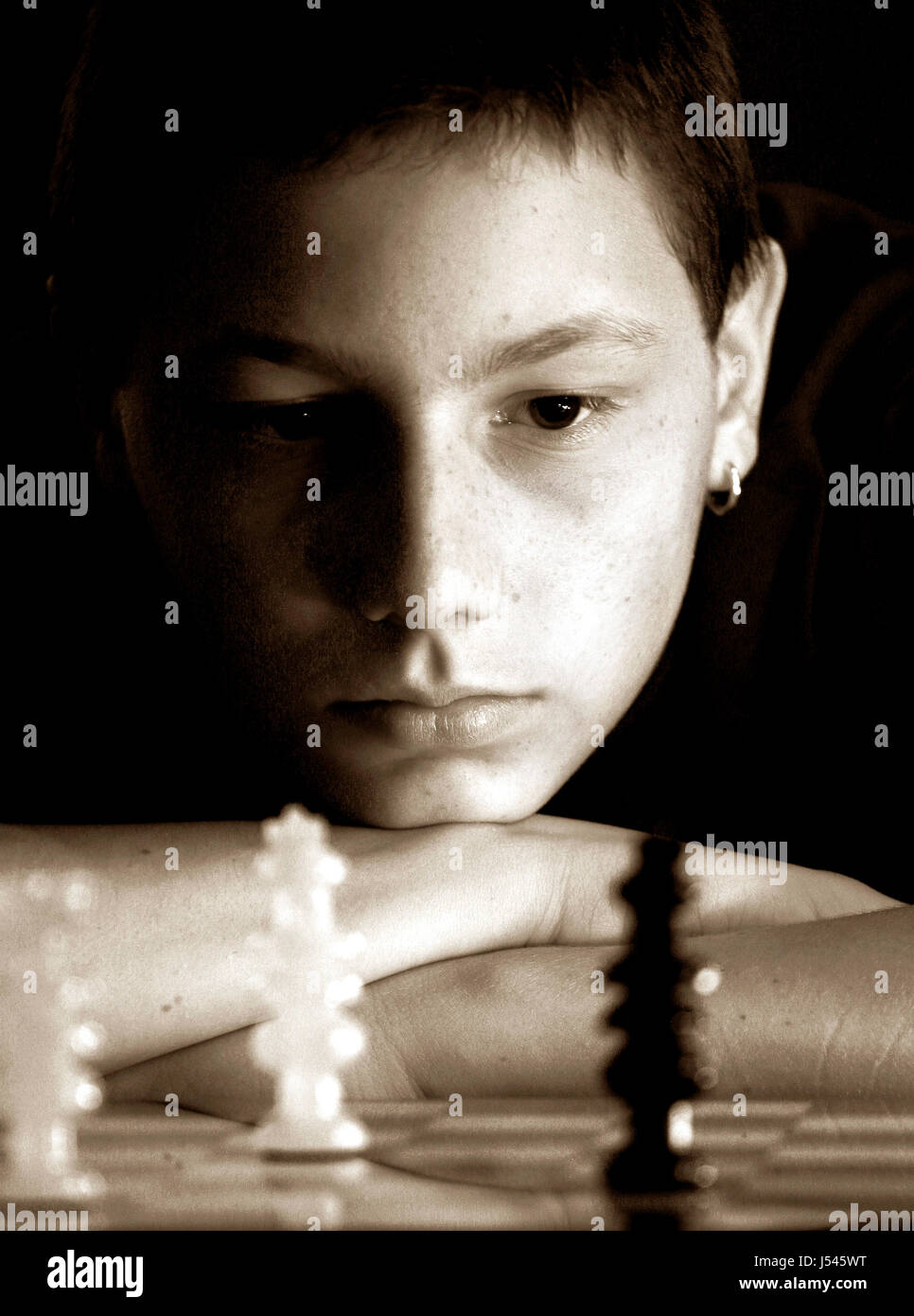 der Gewinner bekommt alles Stockfoto