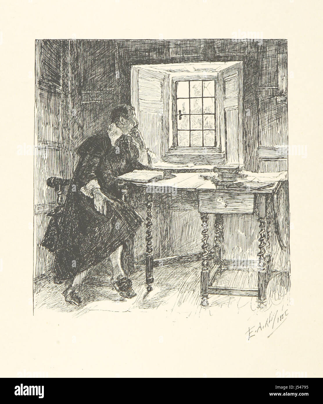 "Das ruhige Leben." Bestimmte Verse von verschiedenen Händen: das Motiv dargelegten in einem Prolog und Epilog von Austin Dobson; das ganze verziert mit... Zeichnungen von E. A. Abbey und A. Parsons Stockfoto