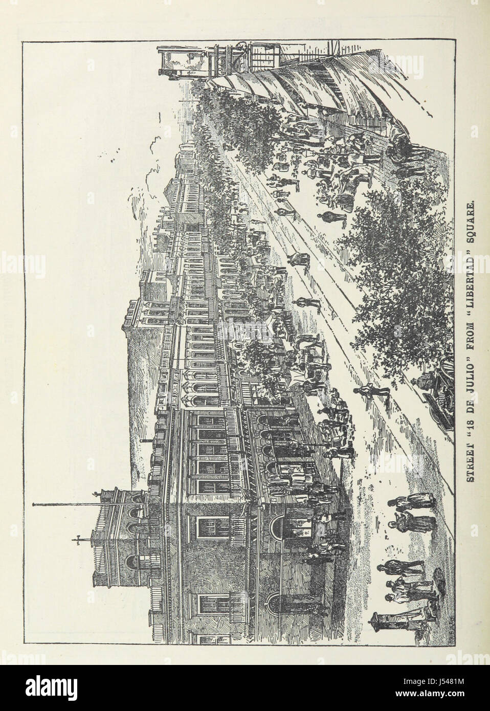 Die Republik östlich des Uruguay. Das Land der Ausstellung in Paris. Allgemeine Beschreibung und statistische Daten. 1888-89. Behörde des Generalkonsulats, London, etc. [mit Karten und Abbildungen.] Stockfoto