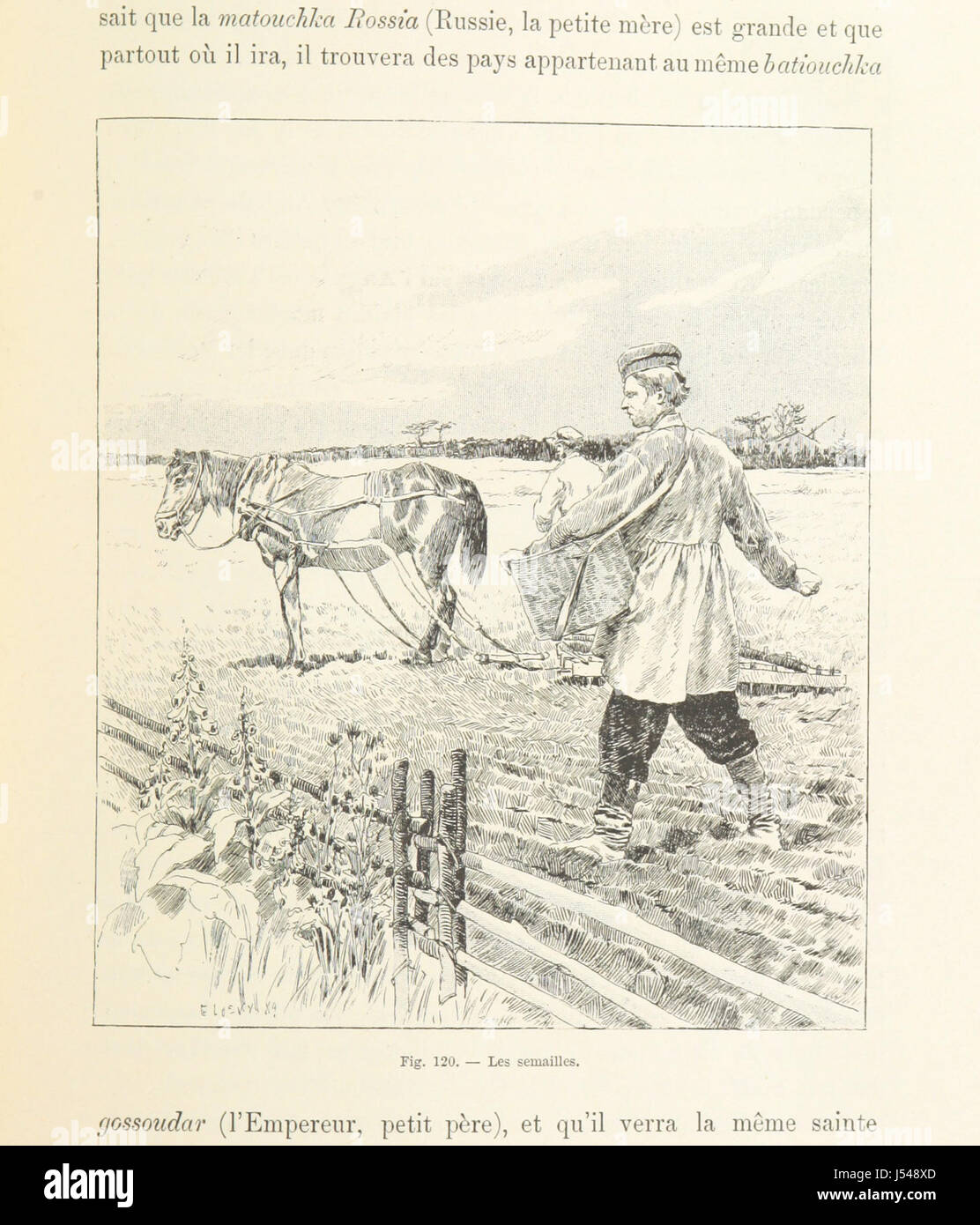 La Sainte Russie. La Cour, l'Armée... et le Peuple. Ouvrage Contenant... Chromolithographien et... Gravuren, etc. Stockfoto