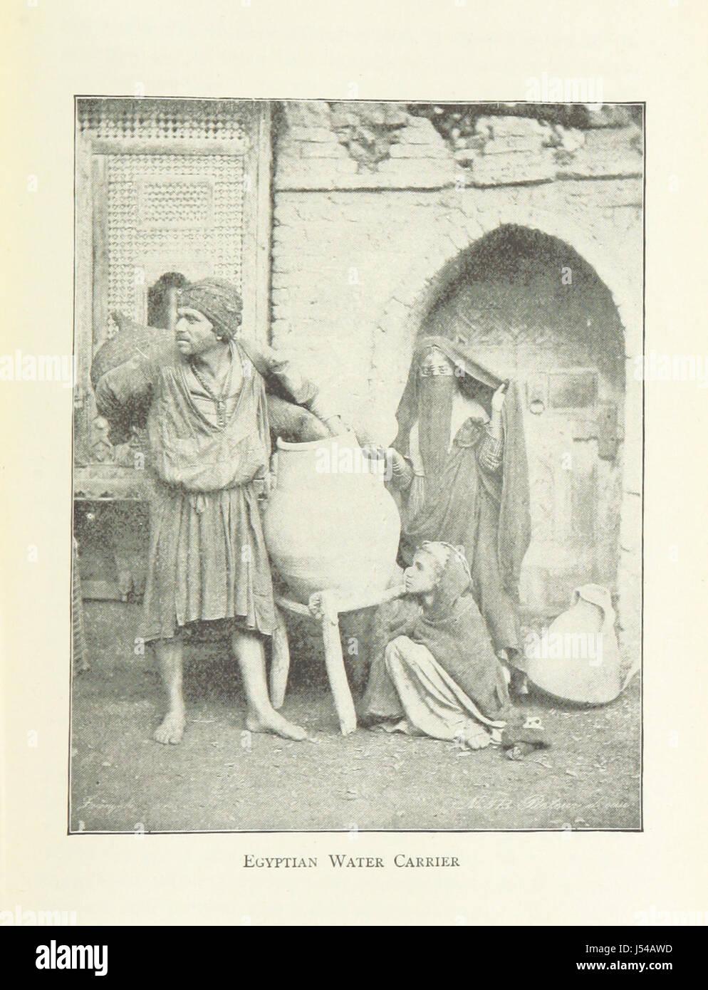 Wasser und an Land am Mittelmeer. [Illustriert]. Stockfoto