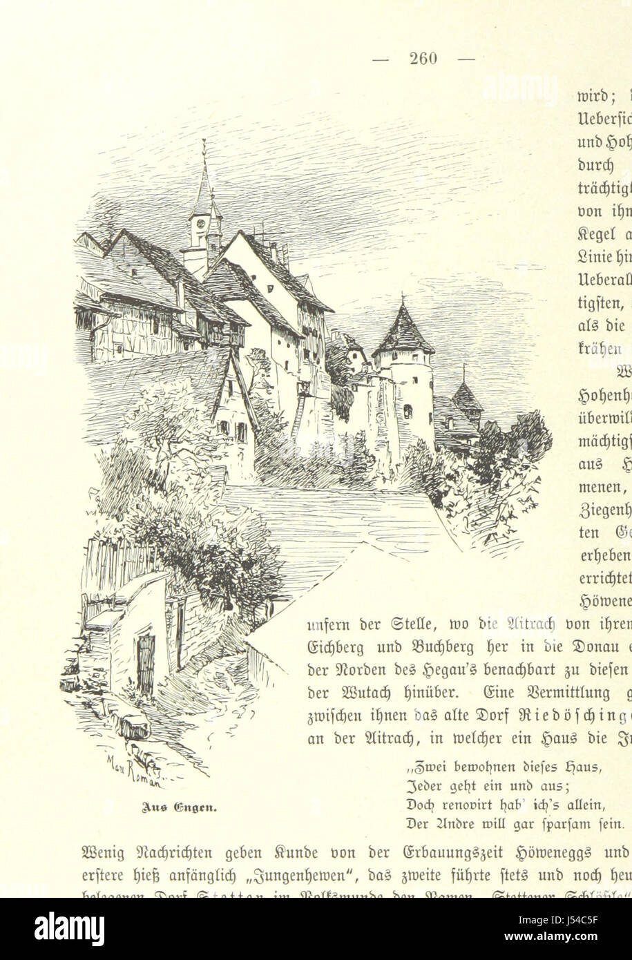 Der Schwarzwald... Mit Comicstrips von W. Hasemanns usw. Stockfoto