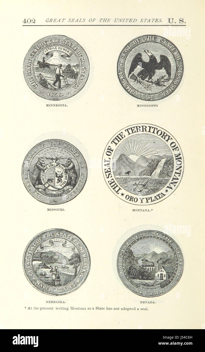 U.S. Ein Index für die Vereinigten Staaten von Amerika, etc. Stockfoto