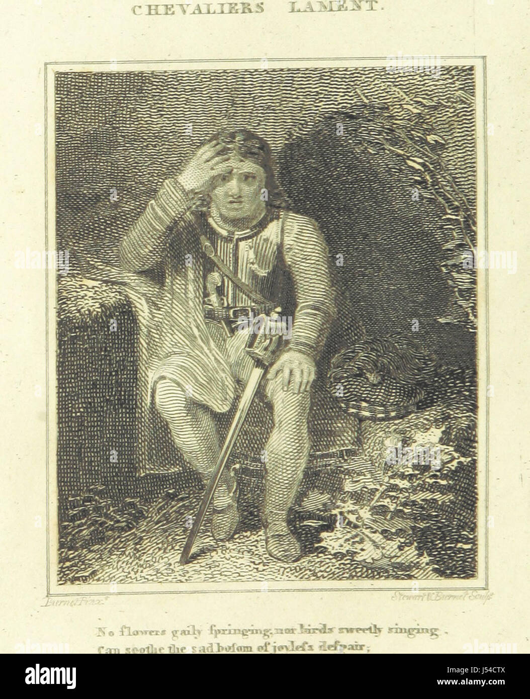 Gedichte von Robert Burns: mit einem Konto seines Lebens [von Josiah Walker] und sonstige Bemerkungen über seine Schriften. Enthält auch viele Gedichte und Briefe, nicht in Arzt Currie Auflage gedruckt. [Mit Gravuren.] Stockfoto