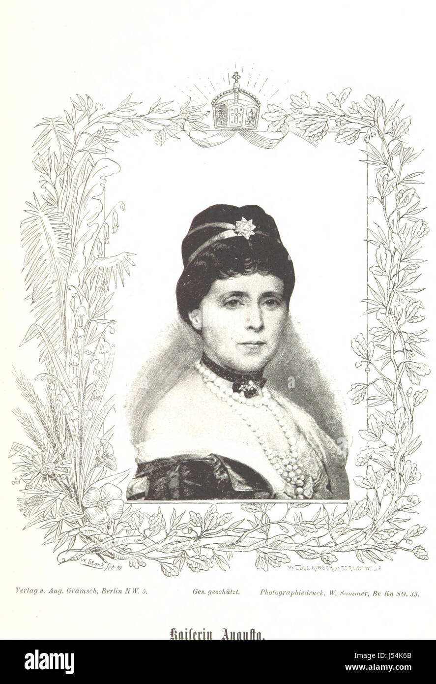 Das Haus Hohenzollern Und Das Deutsche Reich Stockfoto