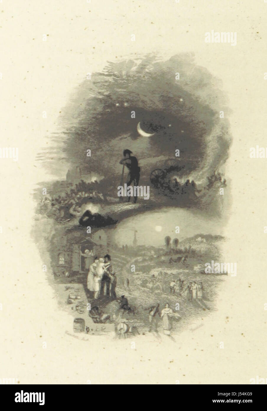 Die poetischen Werke von Thomas Campbell. [Mit einem Porträt und Vignetten nach Entwürfen von J. M. W. Turner.] Stockfoto