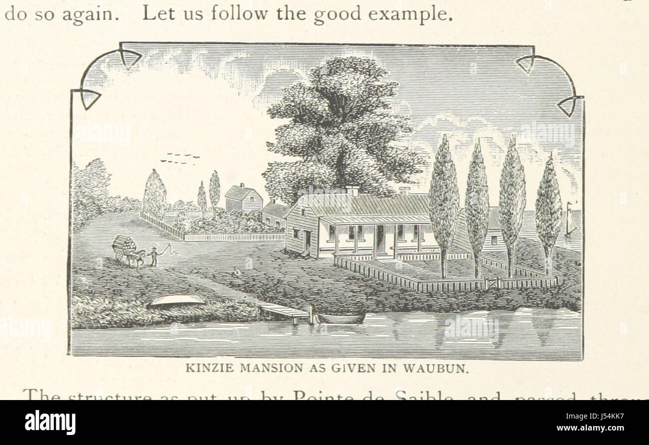 Der Band „The Story of Chicago“, geschrieben von J. Kirkland und C. Kirkland im Jahr 1894, bietet eine umfassende Erzählung der Geschichte der Stadt und konzentriert sich auf wichtige Ereignisse und Entwicklungen im späten 19. Jahrhundert. Stockfoto