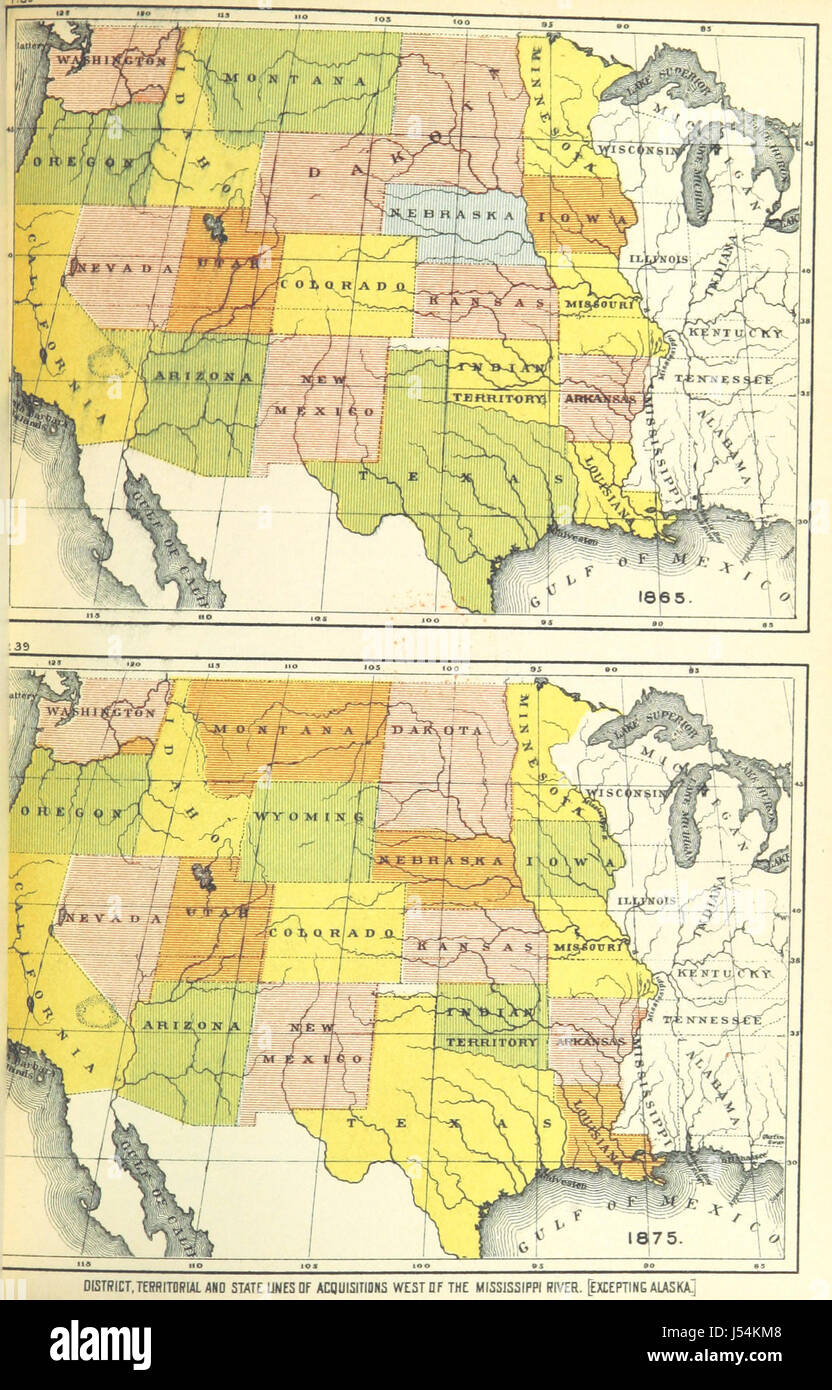U.S. Ein Index für die Vereinigten Staaten von Amerika, etc. Stockfoto