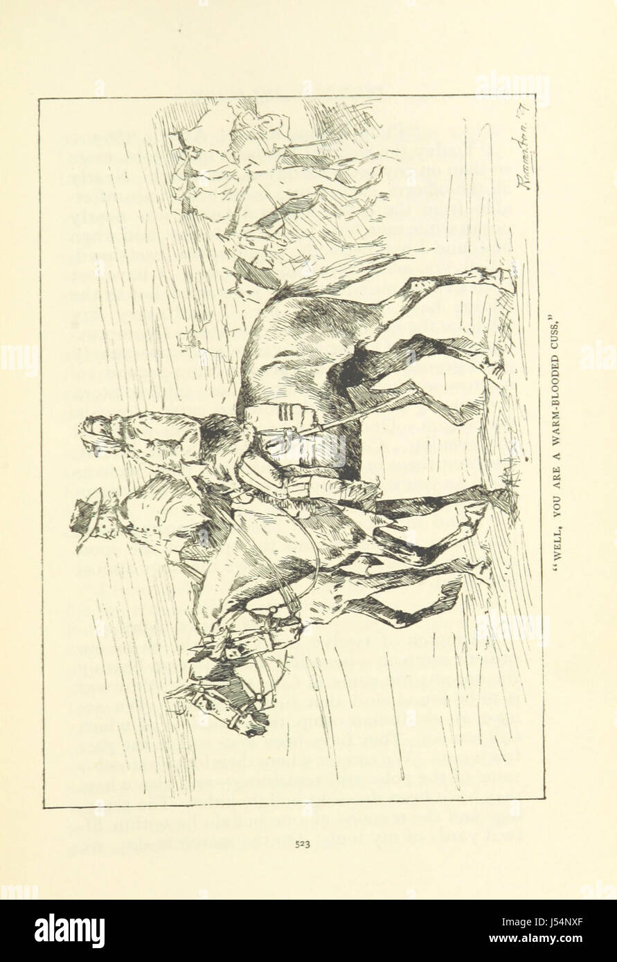 Bild entnommen Seite 545 von "Zelten auf den Ebenen; oder General Custer in Kansas und in Texas. [Mit Abbildungen, darunter Porträts.] " Stockfoto