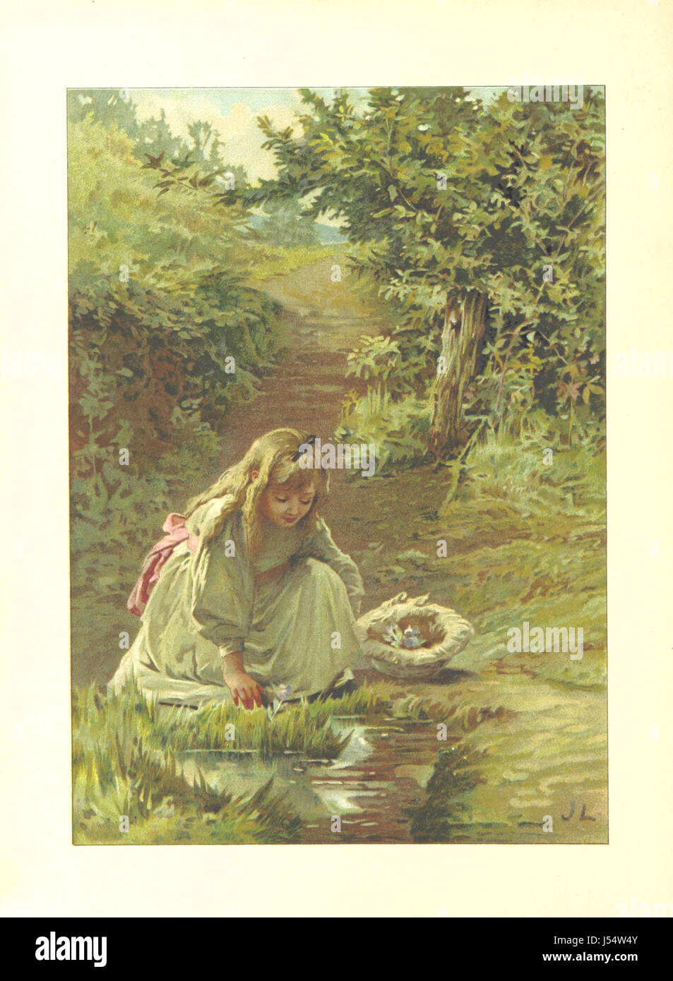 Kindheit-Tal. Die Lieblingssongs der Kindheit, mit neuen Bildern in Farbe von John Lawson, etc. Stockfoto