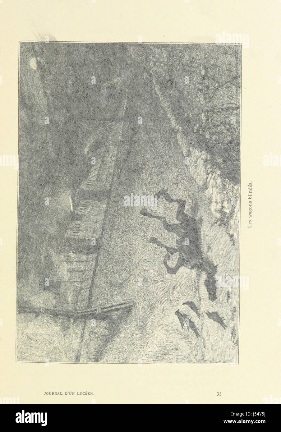 Journal d ' un Lycéen de 14 Ans Anhänger le Siège de Paris, 1870-1871... Ouvrage Illustré de 20 Gravuren... par Eug. Charlers, et d ' une Carte, etc. Stockfoto