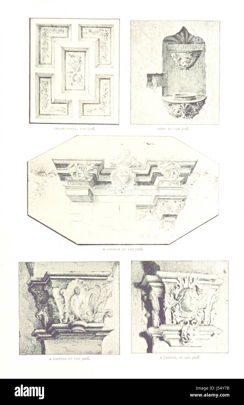 San Antonio de Bexar. Ein Führer und Geschichte. Zusammengestellt und bearbeitet von William Corner. Illustriert. [Mit Platten.] Stockfoto