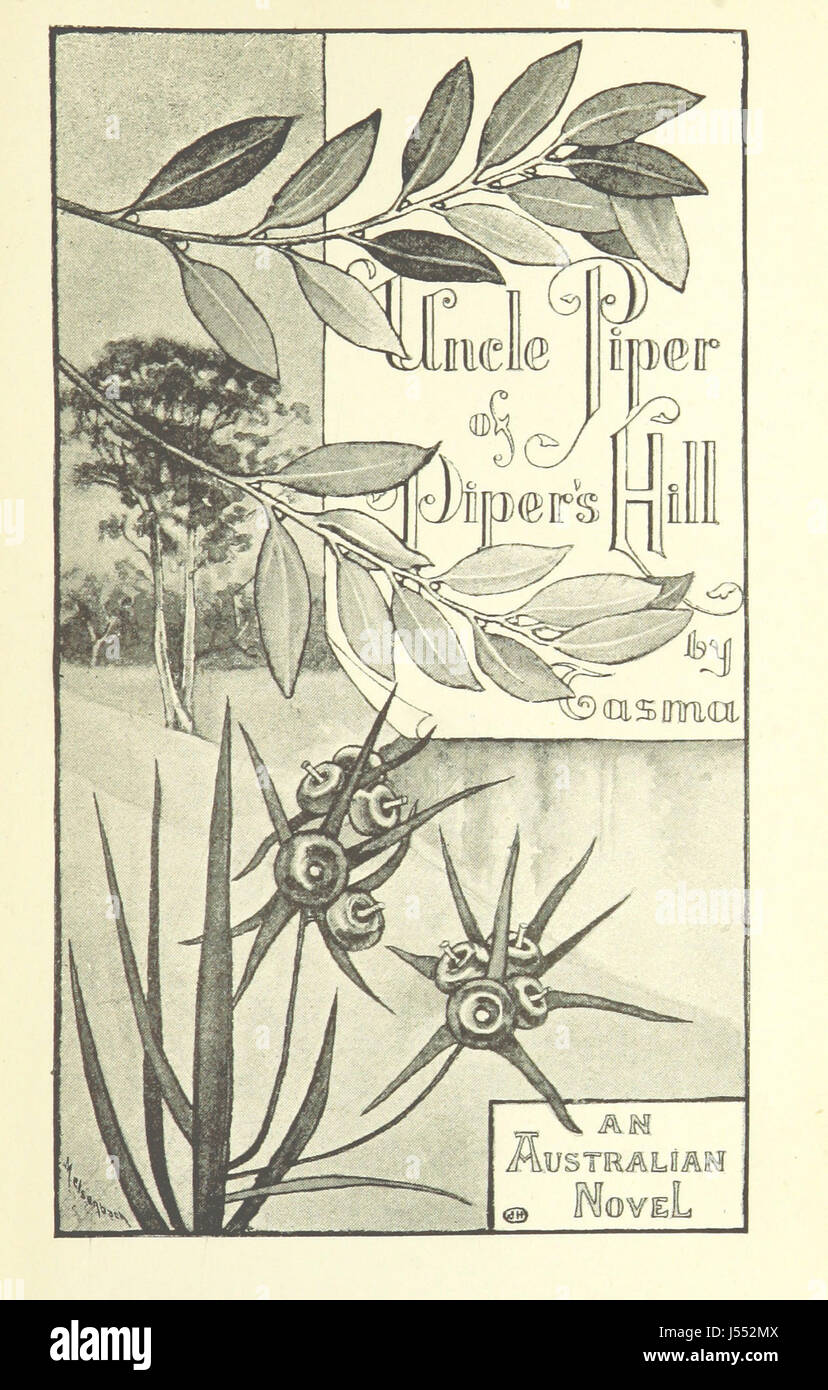 Onkel Piper Pipers Hügel. Ein australischer Roman. Vom tasmanischen Stockfoto
