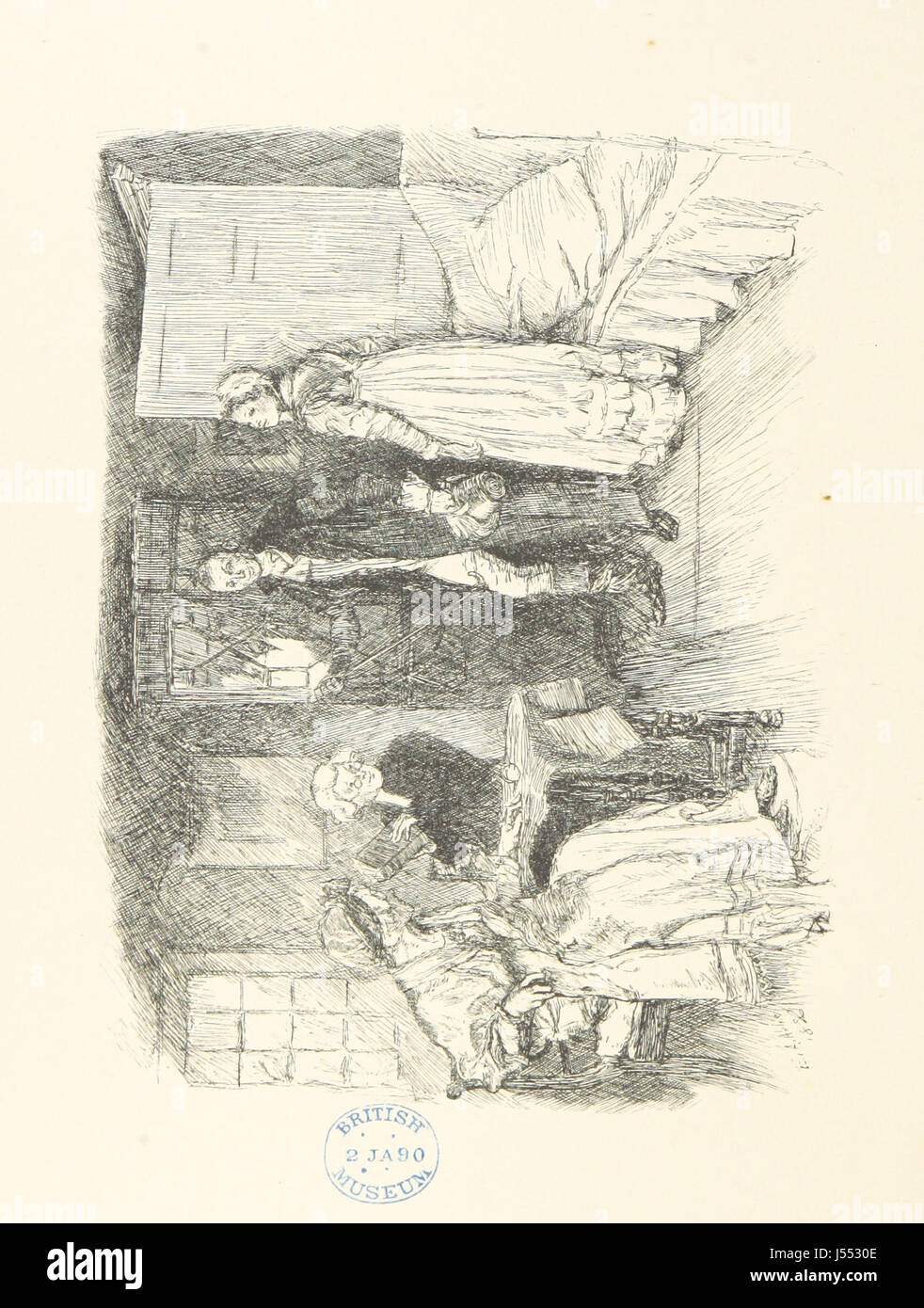 "Das ruhige Leben." Bestimmte Verse von verschiedenen Händen: das Motiv dargelegten in einem Prolog und Epilog von Austin Dobson; das ganze verziert mit... Zeichnungen von E. A. Abbey und A. Parsons Stockfoto