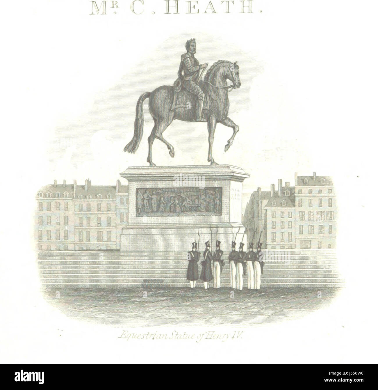 Paris und seine Umgebung, in einer Reihe von zweihundert malerischen Ansichten, von Originalzeichnungen, aufgenommen unter der Leitung von A. Pugin, Esq die Gravuren, die unter der Oberaufsicht des Herrn C. Heath ausgeführt angezeigt. Mit topographischen und historischen Beschreibungen (von L. T. Ventouillac) etc. Stockfoto