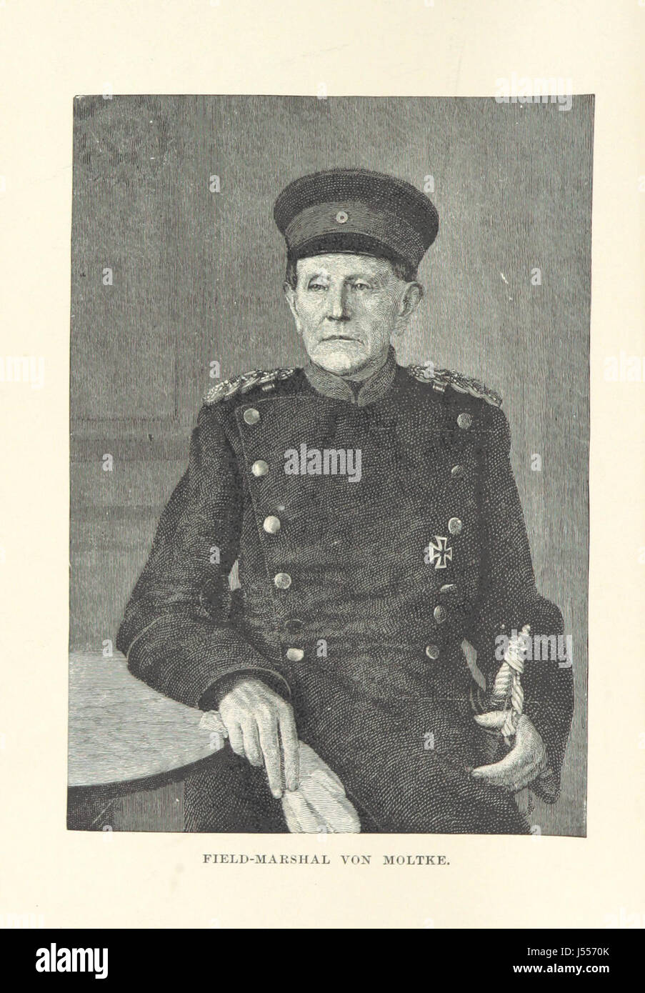 Diese Arbeit beschreibt die Ereignisse rund um die Gründung des Deutschen Reiches unter Wilhelm I. der von M. L. Perrin übersetzte Text gibt historische Einblicke in die politischen und militärischen Entwicklungen, die zur Reichsbildung führten. Stockfoto