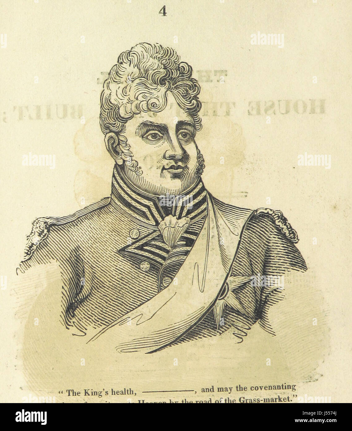 Das Königshaus, das Jack gebaut. [Eine Satire in Vers auf Königin Caroline.] Stockfoto