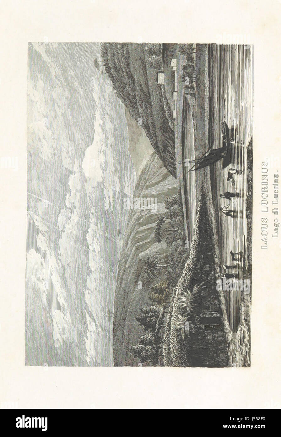 Dieses Bild stammt aus einer Publikation aus dem 19. Jahrhundert, die Illustrationen zu den Werken von Horace enthält, mit Stichen von C. Frommel nach Zeichnungen von Catel und anderen. Es ist Teil einer Serie, die die Werke des antiken römischen Dichters Horace erklärt. Stockfoto