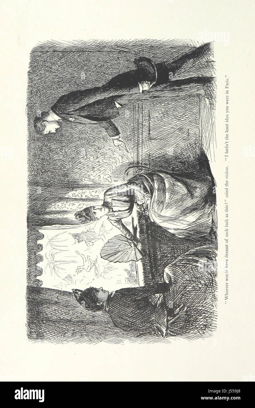 [Wie in einen Spiegel. [Ein Roman.]] Stockfoto