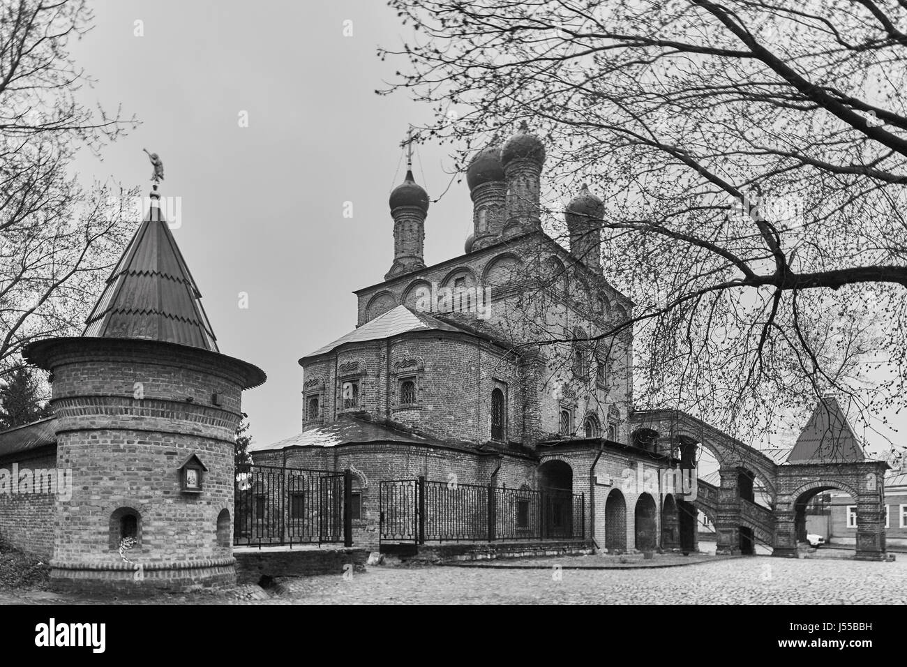 Krutitskoe Podvorye architektonische Religeous Standort in Moskau Stockfoto