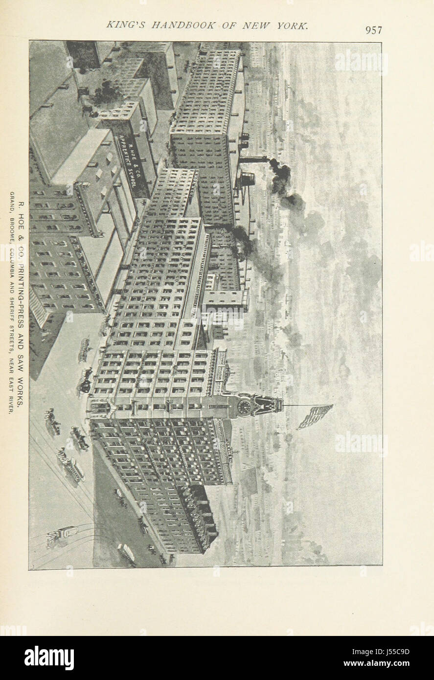 Das „King's Handbook of New York City“ bietet eine umfassende Geschichte und detaillierte Beschreibung von New York City und behandelt wichtige Sehenswürdigkeiten, Viertel und kulturelle Elemente. Die zweite Ausgabe enthält Illustrationen, die die historischen Einblicke der textâ in die Entwicklung und Bedeutung der Stadt in der amerikanischen Geschichte verbessern. Stockfoto