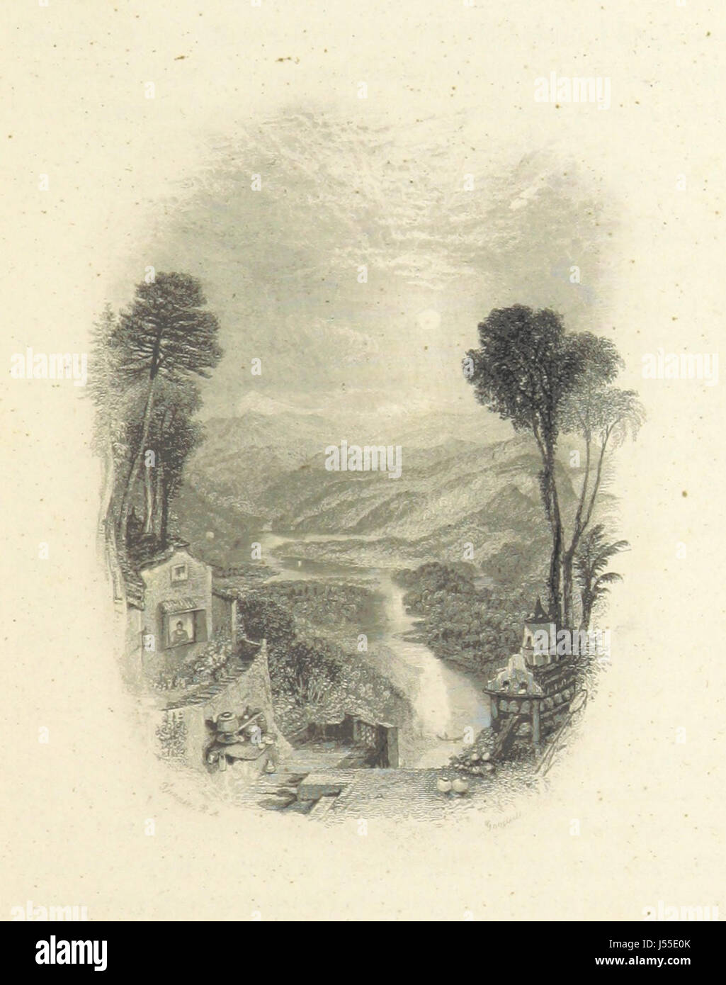 Die poetischen Werke von Thomas Campbell. [Mit einem Porträt und Vignetten nach Entwürfen von J. M. W. Turner.] Stockfoto