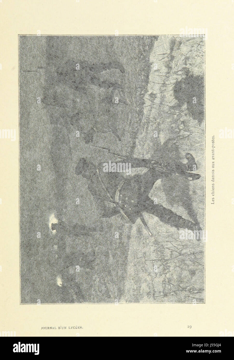 Journal d ' un Lycéen de 14 Ans Anhänger le Siège de Paris, 1870-1871... Ouvrage Illustré de 20 Gravuren... par Eug. Charlers, et d ' une Carte, etc. Stockfoto