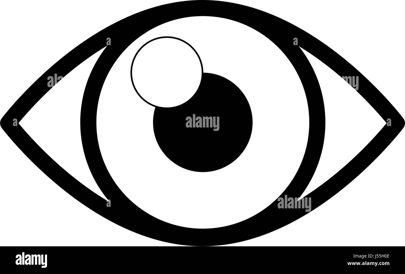 Menschliches auge detail Schwarzweiß-Stockfotos und -bilder - Alamy