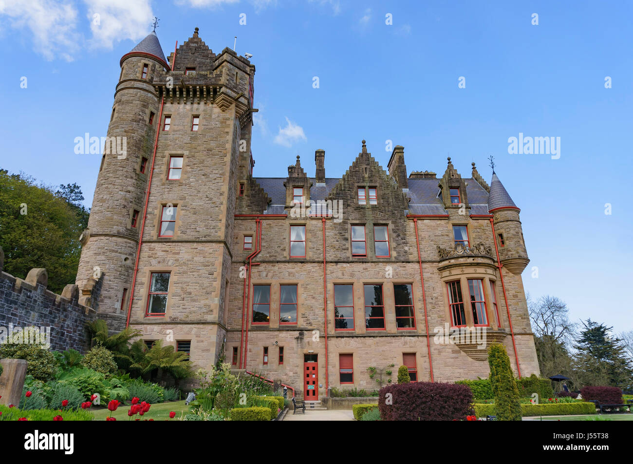 Außenansicht des Belfast Castle, nördlichen Irland Stockfoto