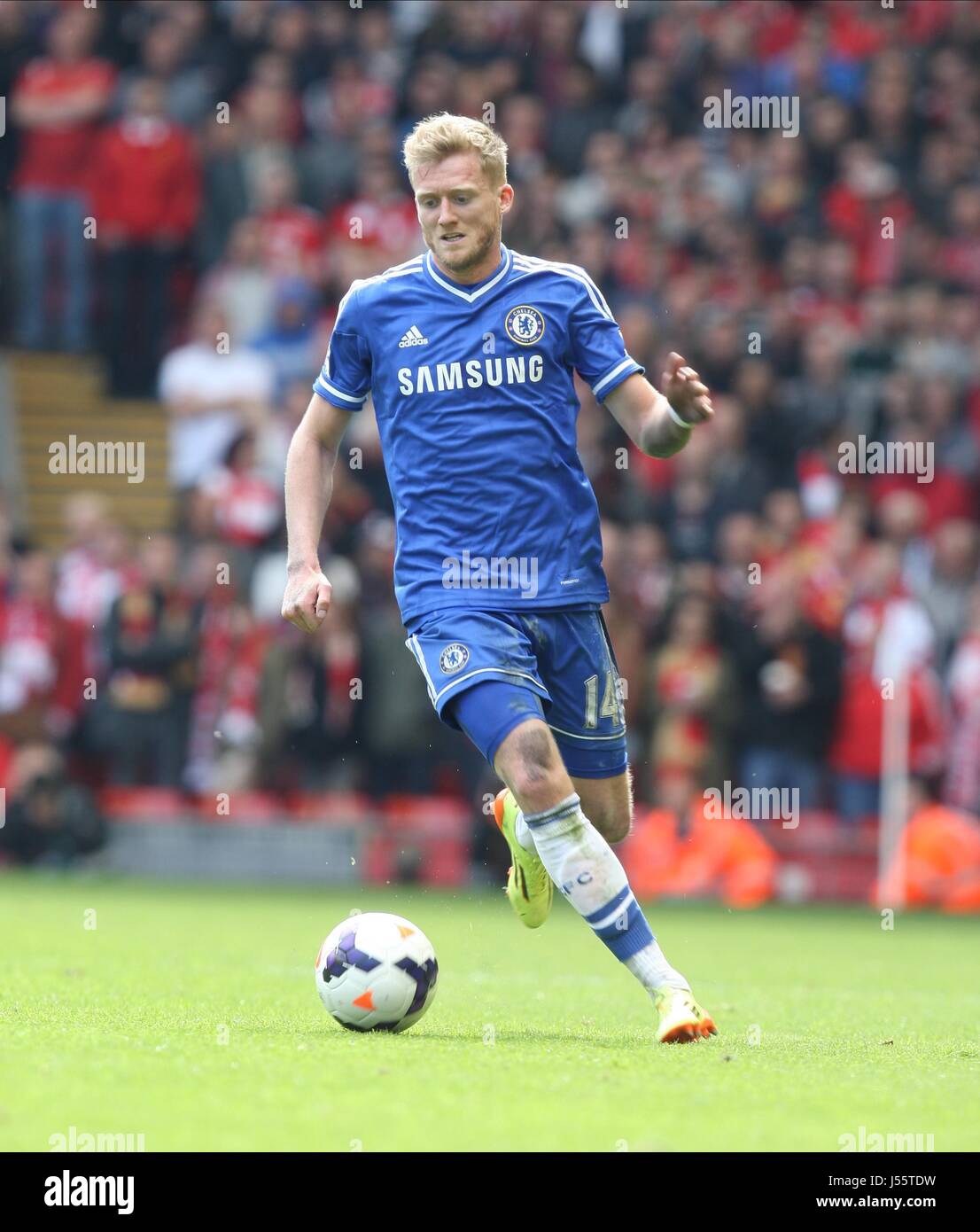 ANDRE SCHURRLE CHELSEA FC CHELSEA FC ANFIELD LIVERPOOL ENGLAND 27. April 2014 Stockfoto