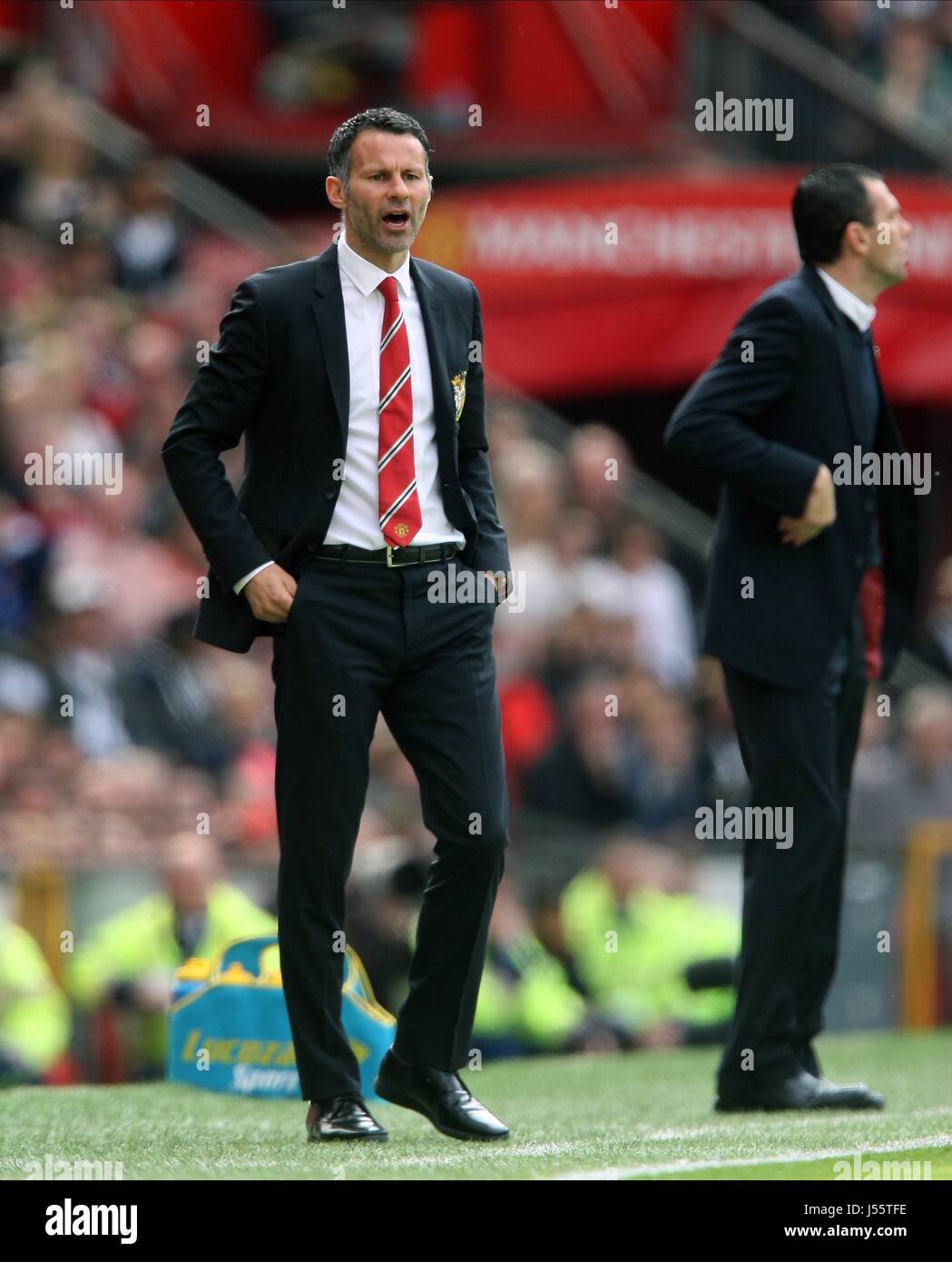 RYAN GIGGS MANCHESTER UNITED V SUNDERLAND OLD TRAFFORD MANCHESTER ENGLAND 3. Mai 2014 Stockfoto