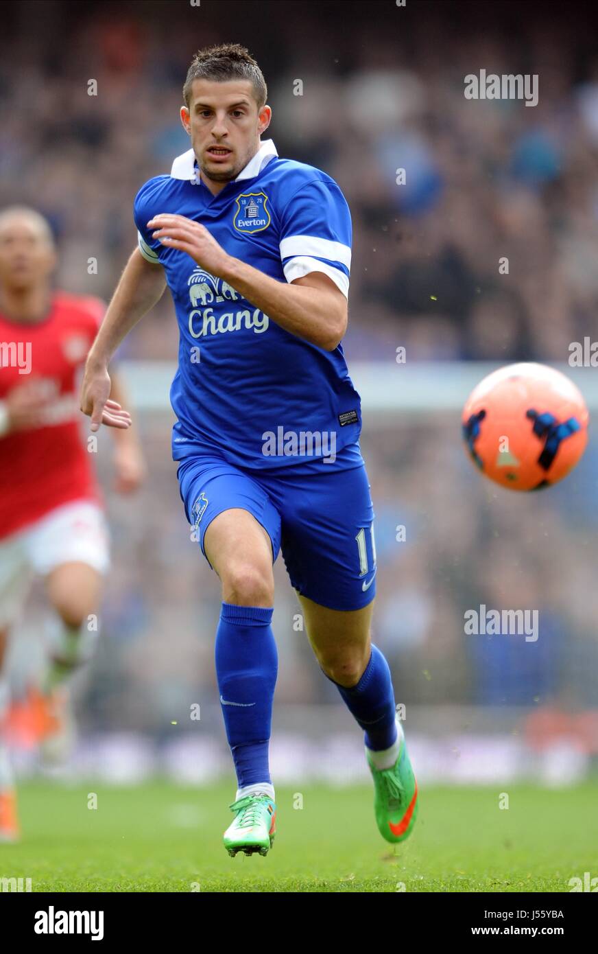 KEVIN MIRALLAS EVERTON FC EVERTON FC EMIRATES Stadion LONDON ENGLAND 8. März 2014 Stockfoto