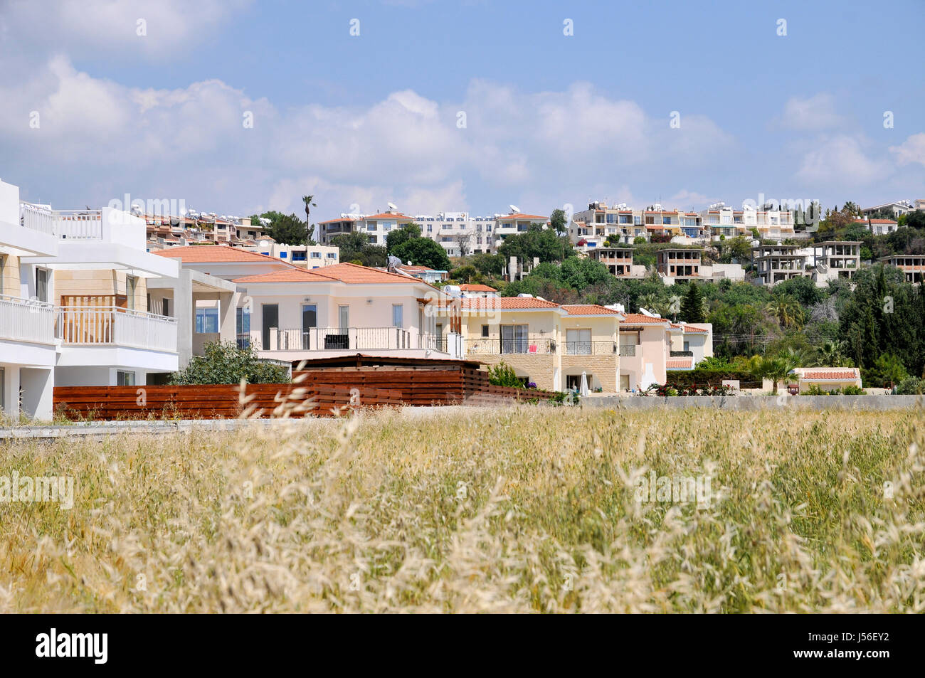 Neue Ferienwohnungen (FeWos) in Paphos, Zypern Stockfoto
