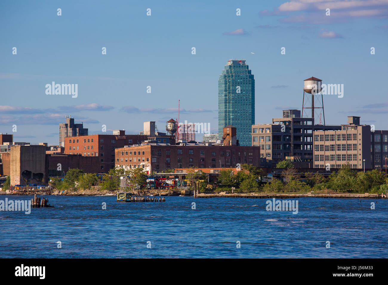 Willamsburg, Brooklyn Waterfront Stockfoto