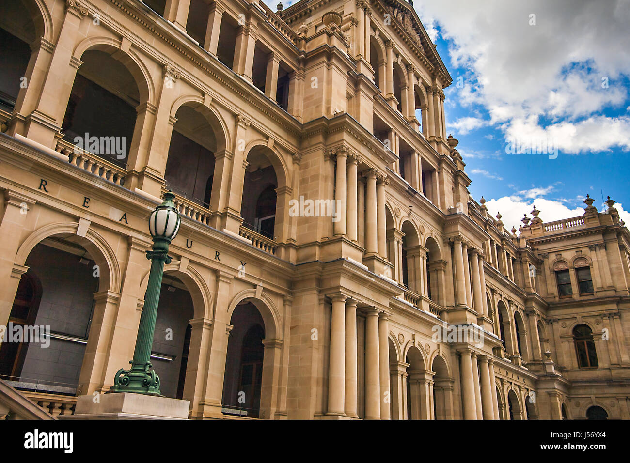 Treasury Building Brisbane Queensland Australien Stockfoto