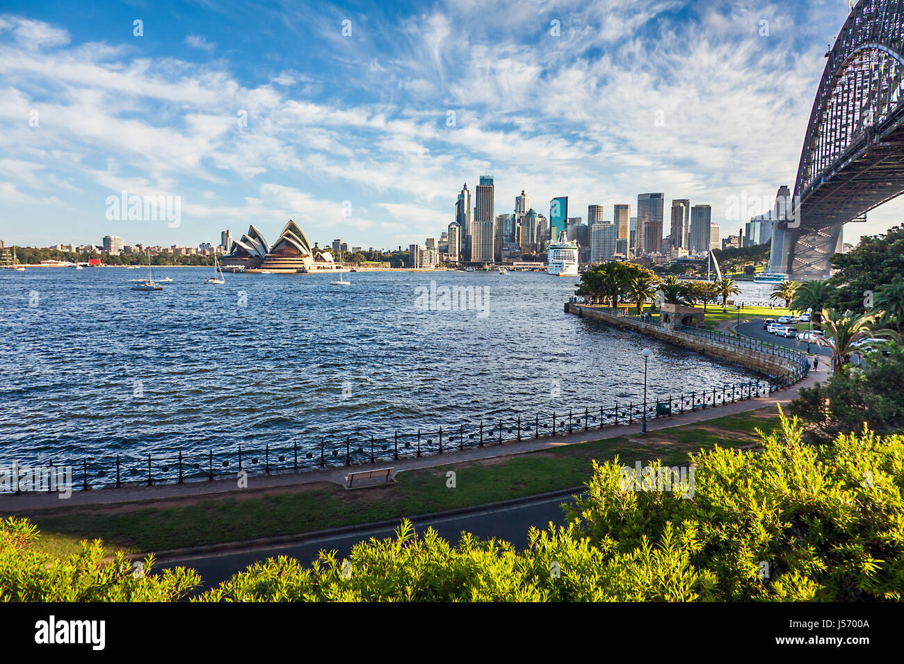 Blick auf Sydney Harbour Bridge New South Wales Australien Stockfoto