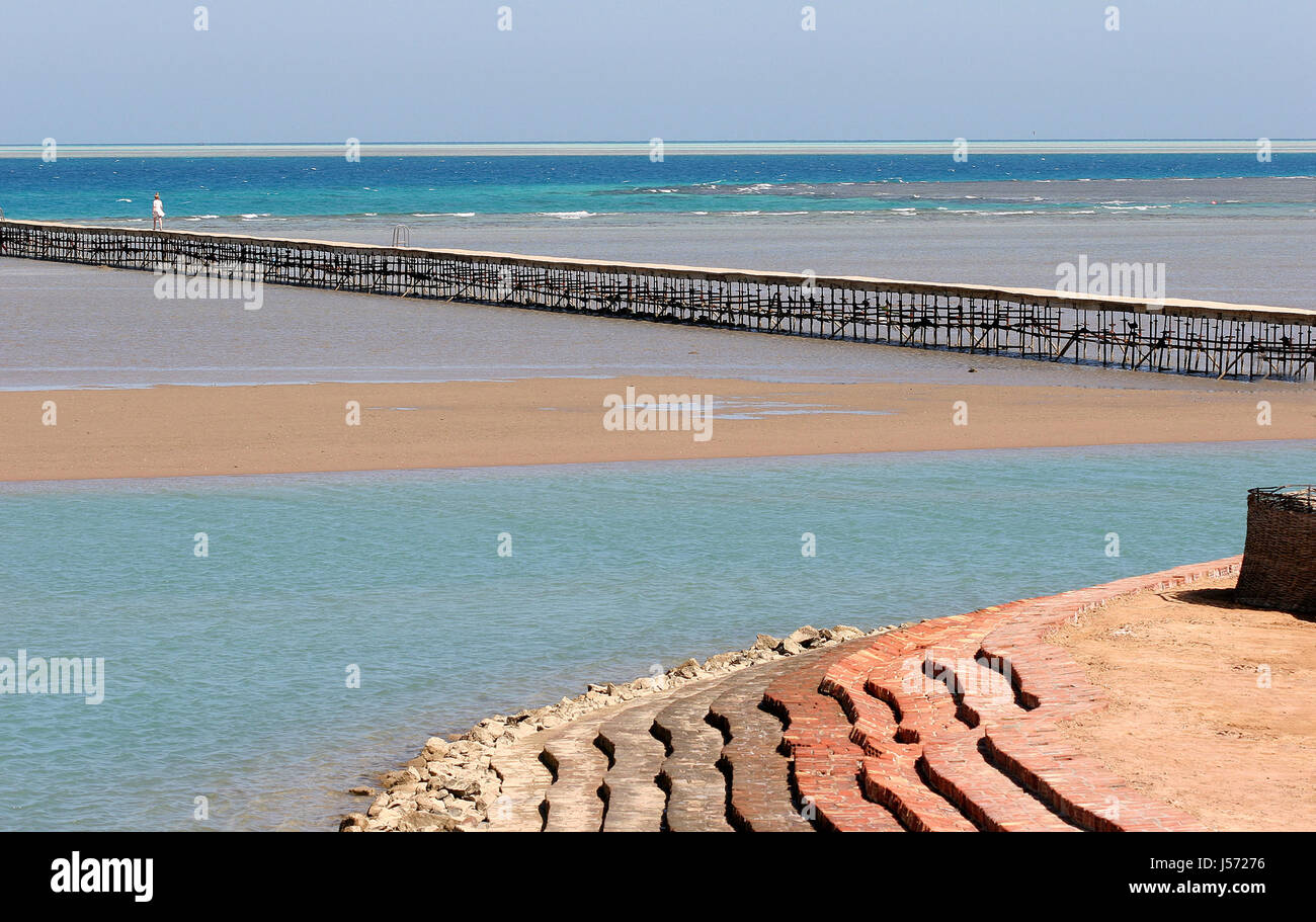Dock in Ägypten Stockfoto