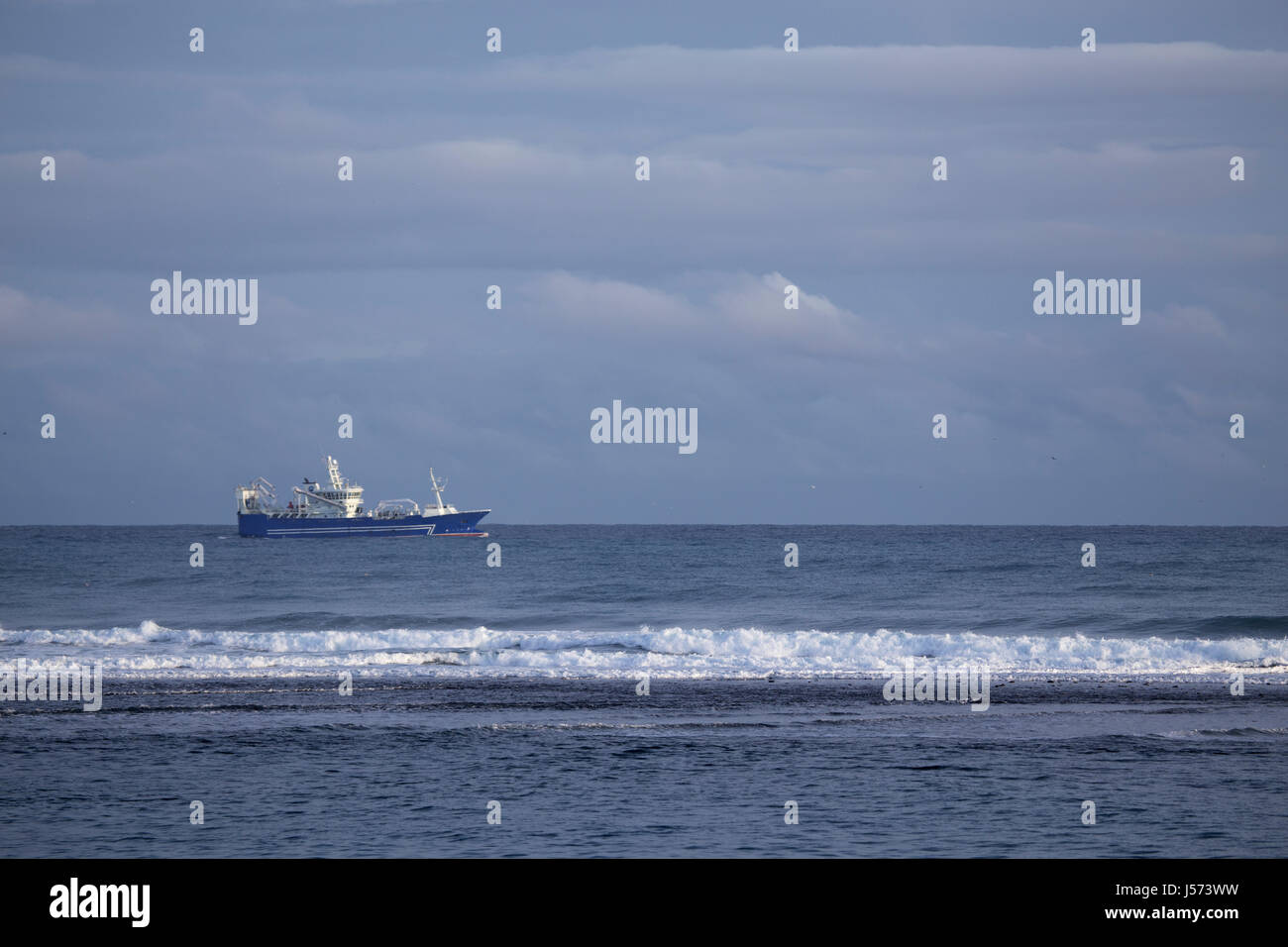 Isländische Angeln Schiff Stockfoto