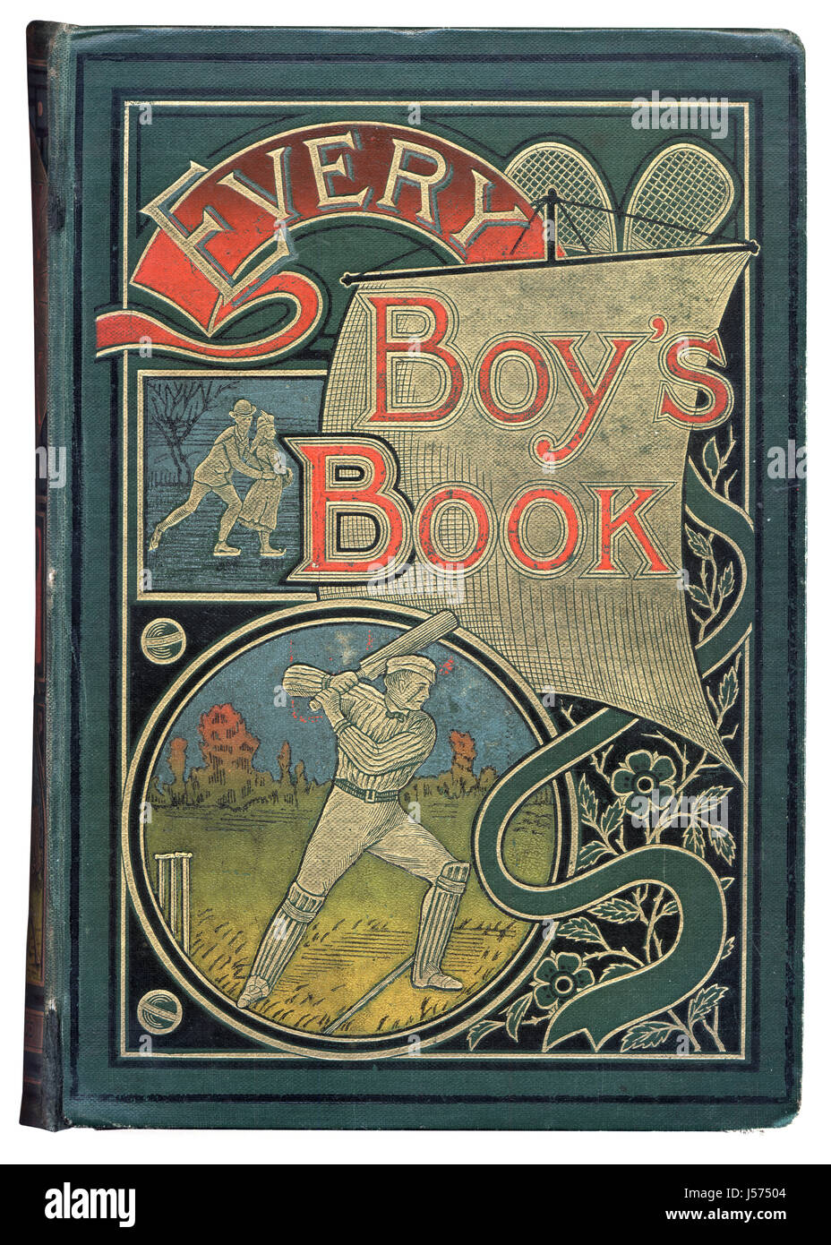 Viktorianische Bookcover jeden jungen buchen Stockfoto