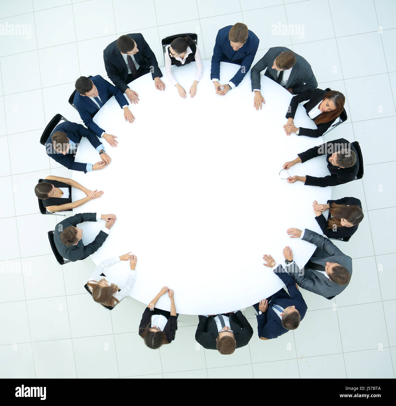 RoundTableGespräch im Business Convention and Präsentation