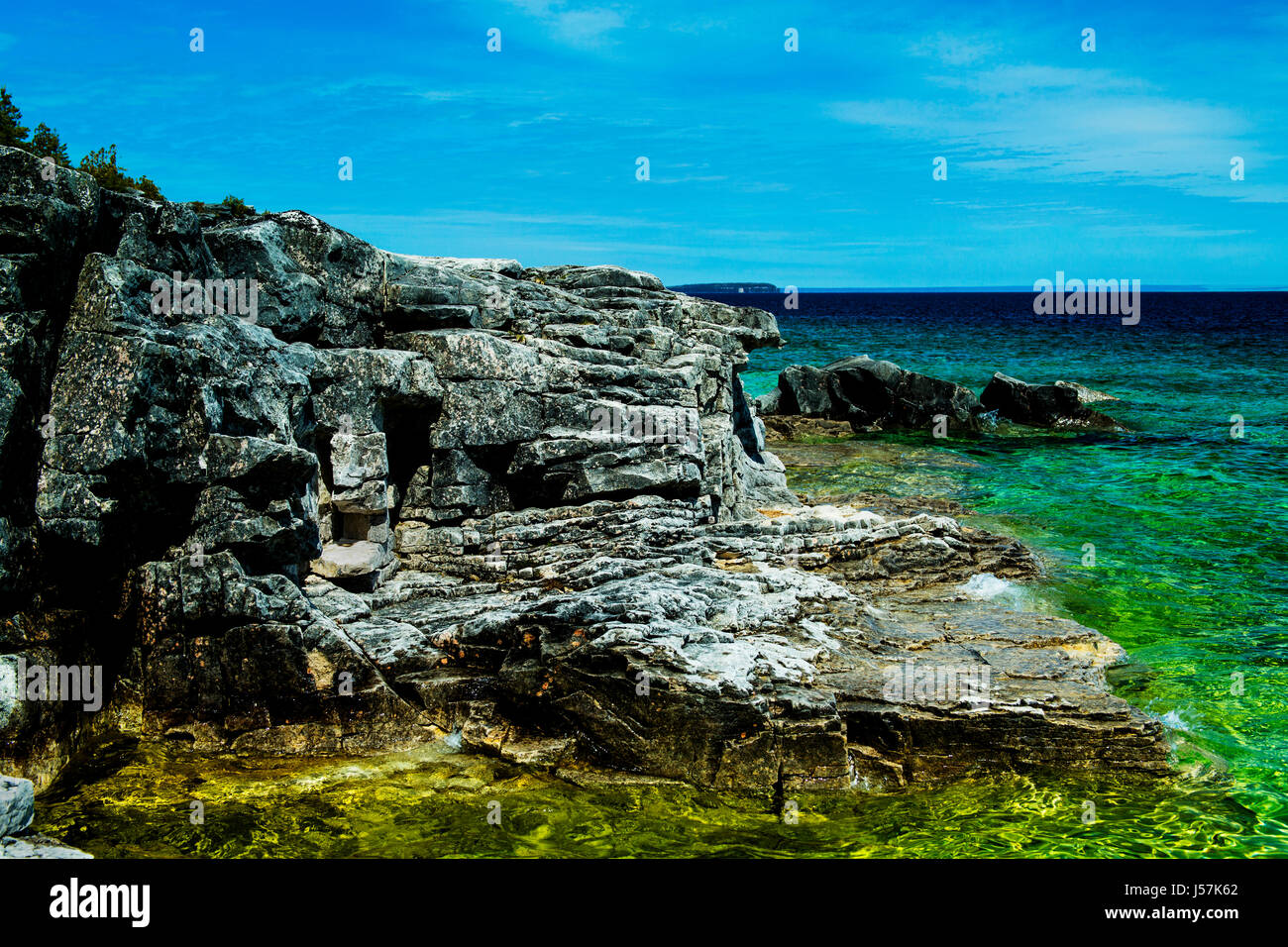 Bruce Peninsula National Park. Tobermory Ontario Kanada Stockfoto