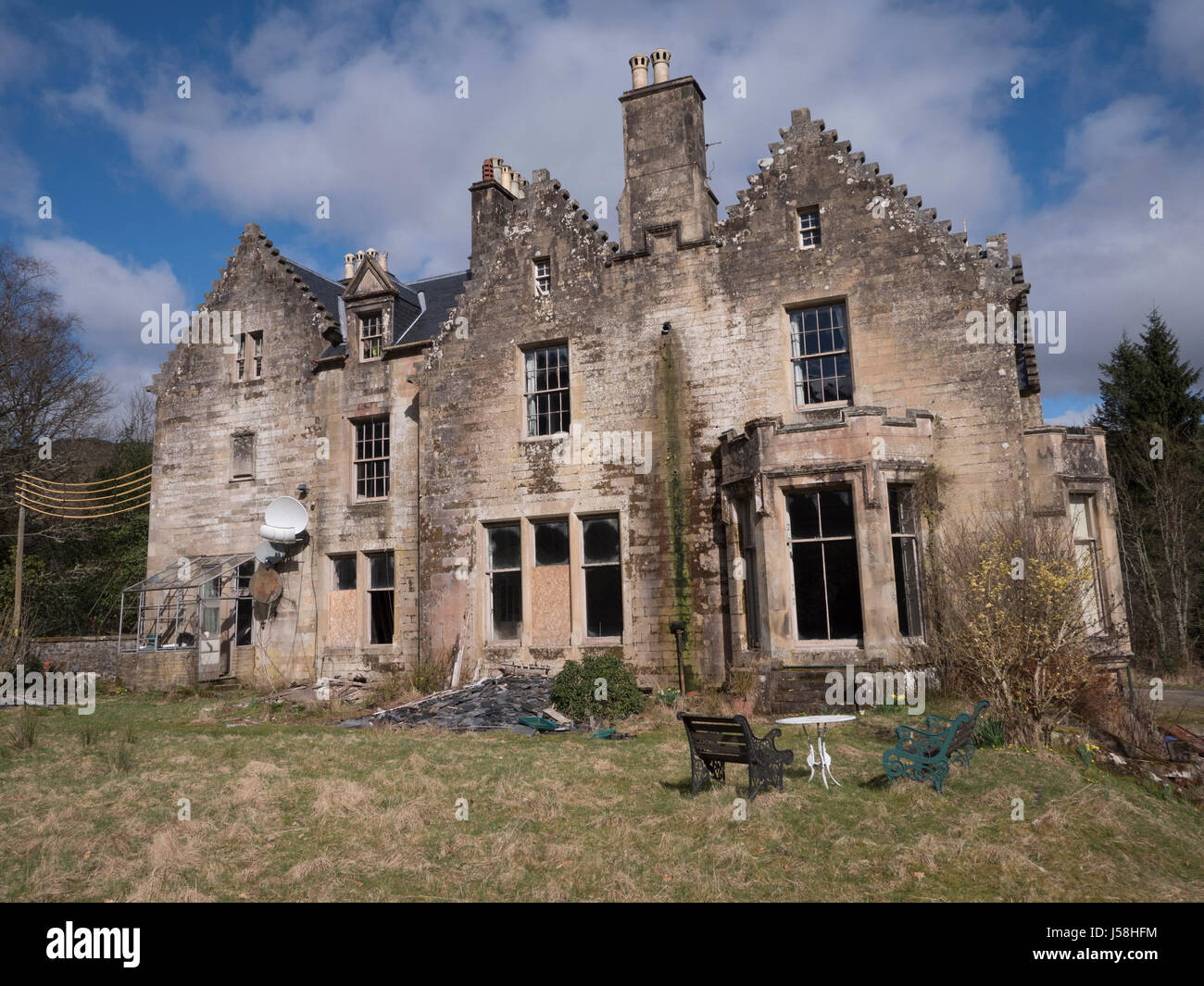 Stronvar Haus, Balquhidder, Loch Voil, Perthshire, Schottland, UK Stockfoto