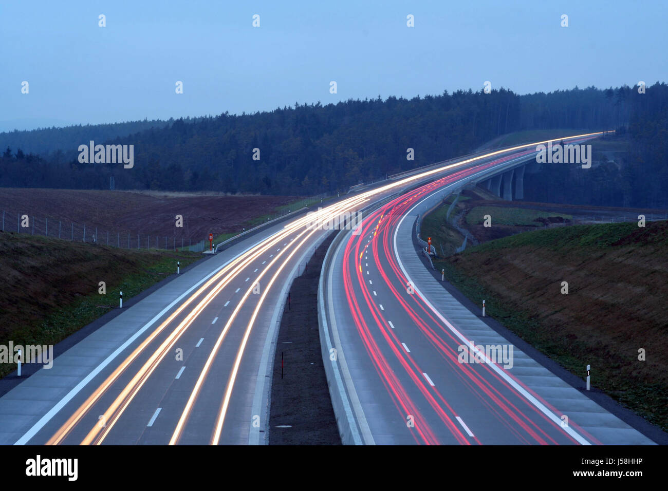 Autobahn Stockfoto