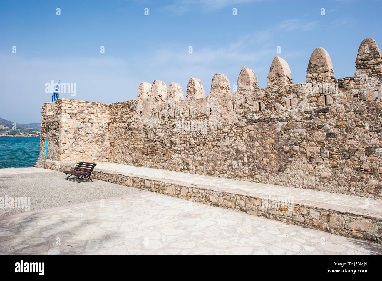 Festung von Kales in Ierapetra im Südosten der griechischen Insel Kreta. Stockfoto