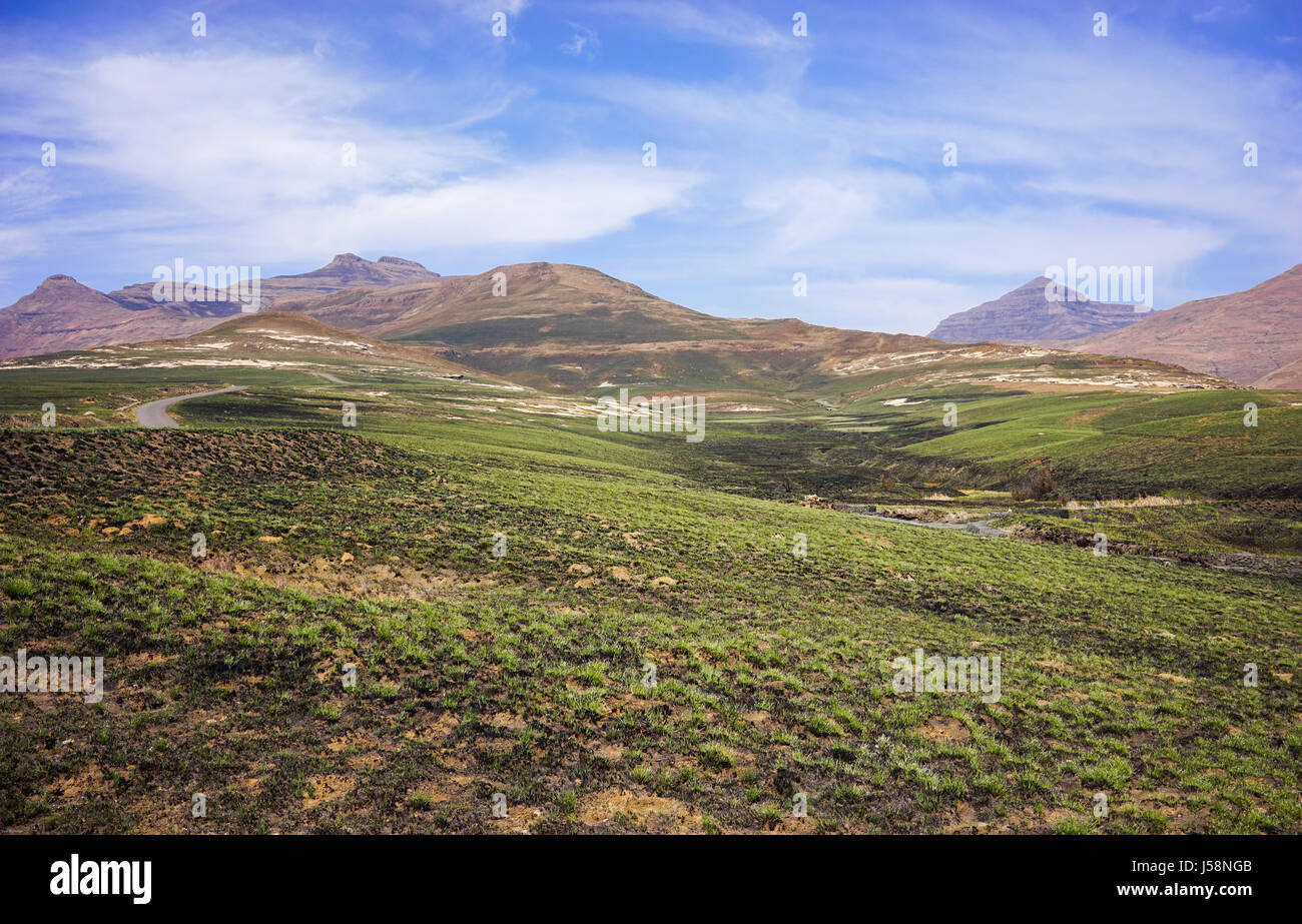 Die Golden Gate Highlands National Park in Südafrika in der Nähe von Clarens nördlich von Lesotho. Stockfoto