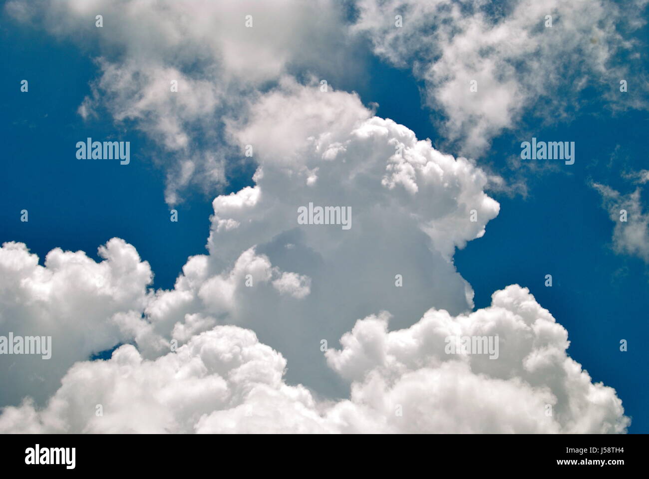 Wolken über Ho-Chi-Minh-Stadt, Vietnam Stockfoto