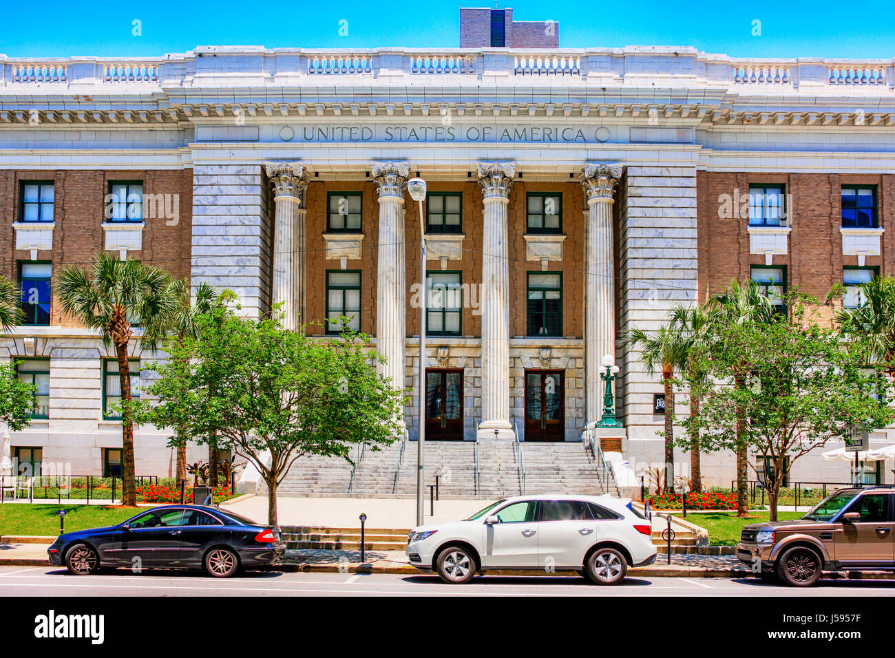 Das Le Méridien 4-Sterne Hotel aufbauend auf N. Florida Ave in der Innenstadt von Tampa, FL Stockfoto