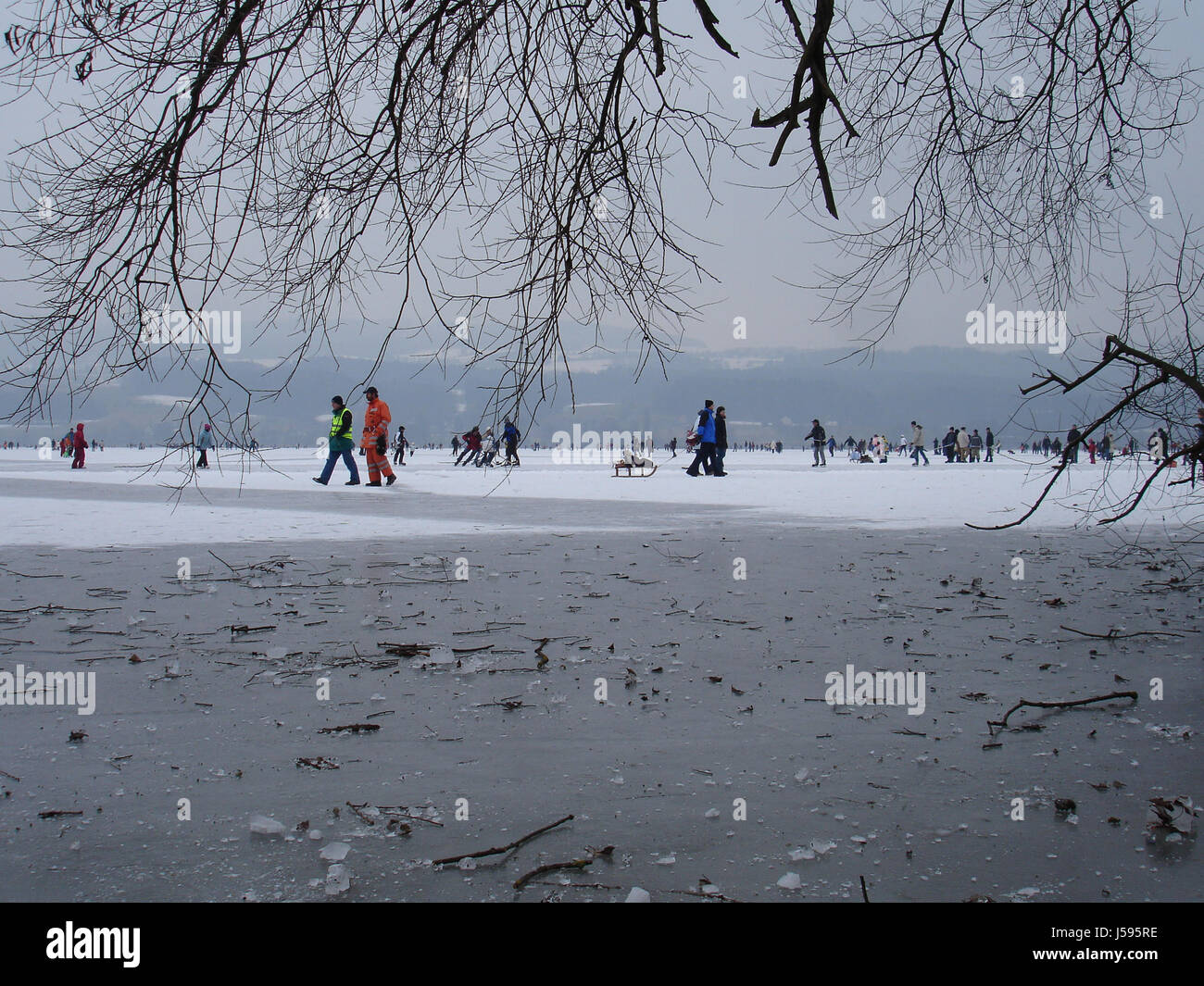 Seegfrrni am Greifensee bei Zürich Stockfoto