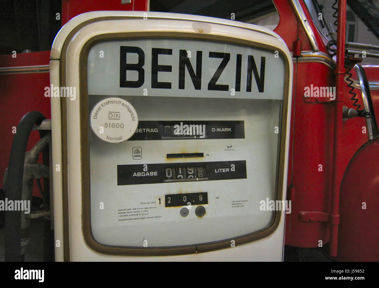 die gute alte d-Mark Stockfoto