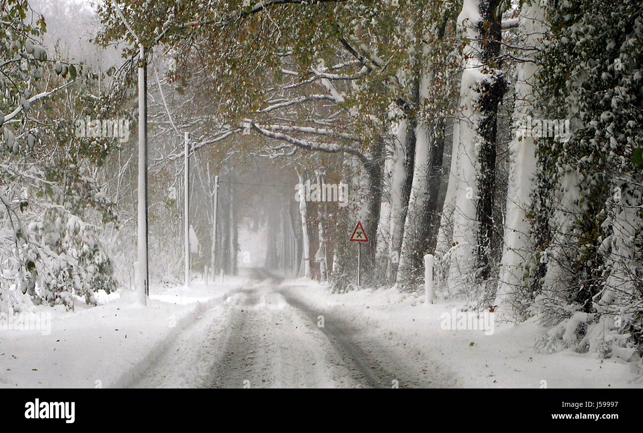 aus Sicht des Fahrers Stockfoto